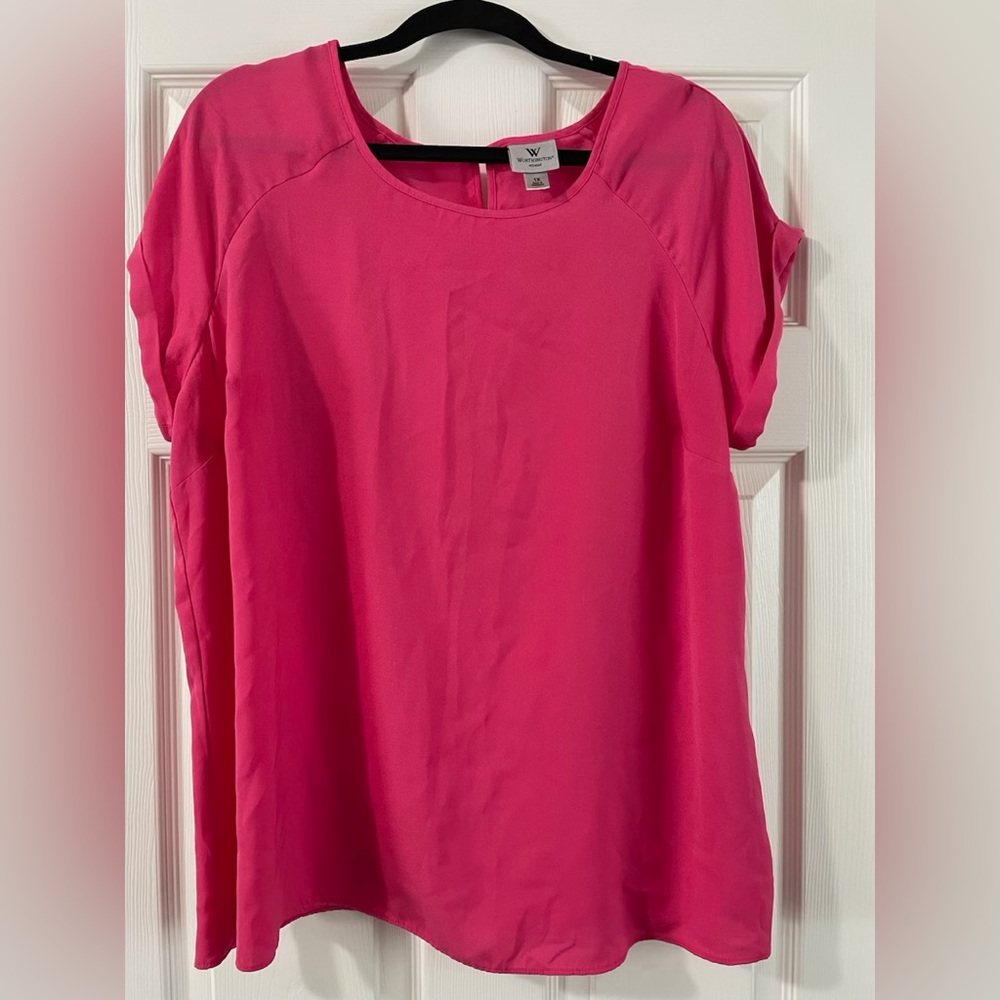 Worthington Fuchsia Blouse